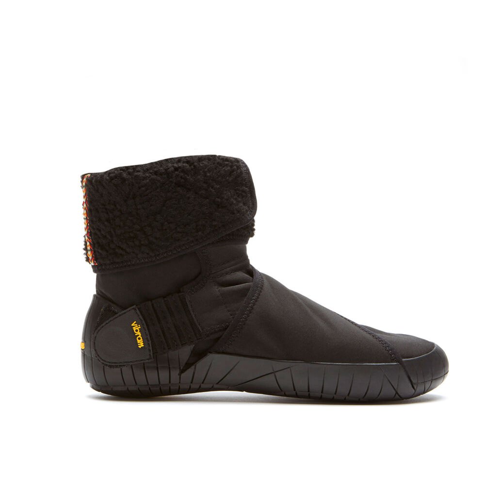 Botas Hombre Negros - Furoshiki New Yorker Mid - EYVGCF-726